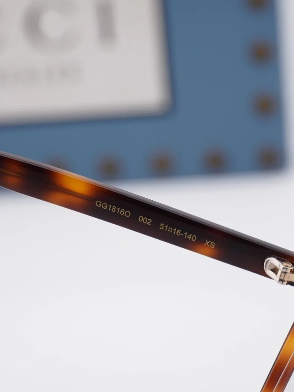 Gucci GG1816O 002 Cat Eye Eyeglasses - Havana 51mm